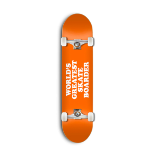 Deskorolka Kompletna Skate Mental - World's Greatest Skateboarder Complete Orange 7.5